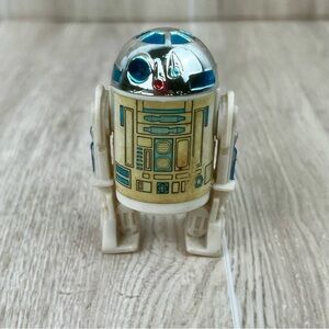 Vintage 1977 Kenner Star Wars R2-D2 First 12 Solid Dome Original Hong Kong R2D2
